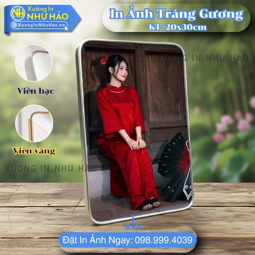 In anh trang guong boc vien 33 Xưởng In Ảnh Tráng Gương Tại Bình Dương Theo Yêu Cầu Đẹp Chuẩn Màu, Đa Dạng Kích Thước: Ảnh Cưới, Gia Đình, Thôi Nôi, Trang Trí Nội Thất
