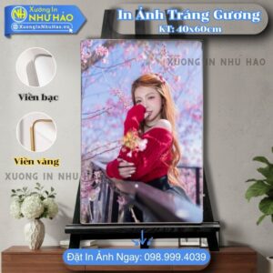 Dịch Vụ In Ảnh Tráng Gương Tết 2026 Đẹp Sang Trọng Giá Tốt Nhất Tại Xưởng, In Màu Sắc Nét, Kích Thước 15x21cm, 20x30cm, 30x40cm, 40x60cm
