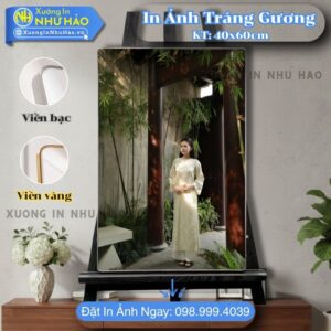 In Ảnh Cá Nhân Tráng Gương - Ảnh Ép Gỗ Bọc Viền Theo Yêu Cầu, In Màu Sắc Nét, Đa Dạng Kích Thước, Chất Liệu Gỗ MDF Cao Cấp - Xưởng In Như Hảo