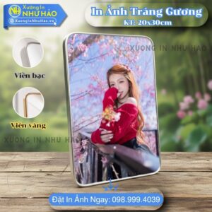 Dịch Vụ In Ảnh Tráng Gương Tết 2026 Đẹp Sang Trọng Giá Tốt Nhất Tại Xưởng, In Màu Sắc Nét, Kích Thước 15x21cm, 20x30cm, 30x40cm, 40x60cm