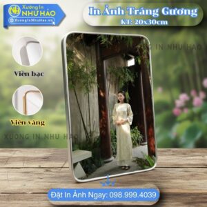 In Ảnh Cá Nhân Tráng Gương - Ảnh Ép Gỗ Bọc Viền Theo Yêu Cầu, In Màu Sắc Nét, Đa Dạng Kích Thước, Chất Liệu Gỗ MDF Cao Cấp - Xưởng In Như Hảo