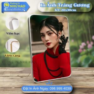 In Ảnh Tráng Gương Tại Hải Phòng Theo Yêu Cầu Bọc Viền Cao Cấp - Ảnh Ép Gỗ Bọc Viền, In Màu Sắc Nét, Đa Dạng Kích Thước