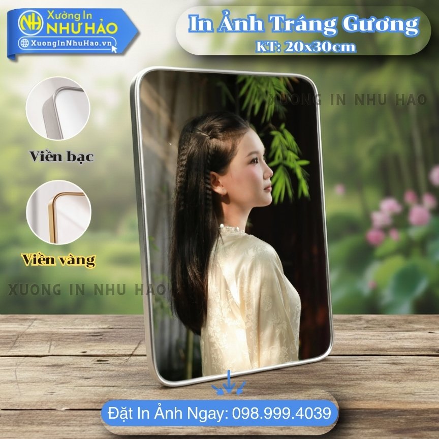 In anh trang guong boc vien 8 In Ảnh Cá Nhân Tráng Gương - Ảnh Ép Gỗ Bọc Viền Theo Yêu Cầu, In Màu Sắc Nét, Đa Dạng Kích Thước, Chất Liệu Gỗ MDF Cao Cấp - Xưởng In Như Hảo