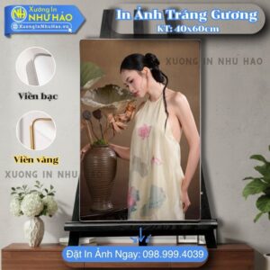 In Ảnh Tráng Gương Tại Hải Phòng Theo Yêu Cầu Bọc Viền Cao Cấp - Ảnh Ép Gỗ Bọc Viền, In Màu Sắc Nét, Đa Dạng Kích Thước