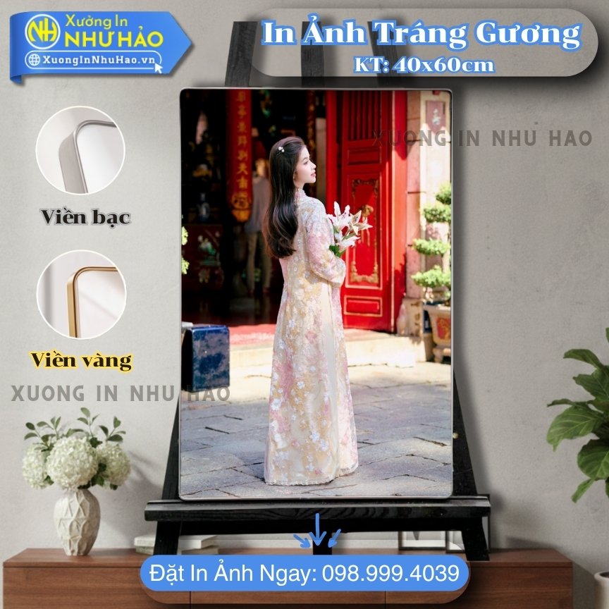 In anh trang guong boc vien 94 In Ảnh Tráng Gương Tại TP.HCM Bọc Viền Cao Cấp, Giá In Ảnh Tráng Gương 40x60, Chỉnh Sửa Theo Yêu Cầu: Ảnh Cưới, Gia Đình, Thôi Nôi, Trang Trí Nội Thất