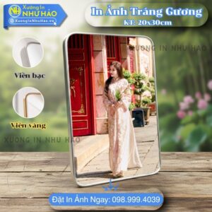 In Ảnh Tráng Gương Tại TP.HCM Bọc Viền Cao Cấp, Giá In Ảnh Tráng Gương 40x60, Chỉnh Sửa Theo Yêu Cầu: Ảnh Cưới, Gia Đình, Thôi Nôi, Trang Trí Nội Thất