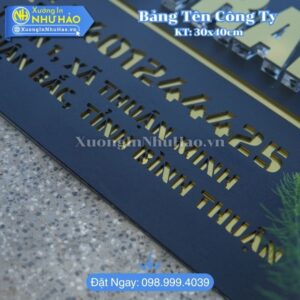 Tổng Hợp Mẫu Biển Công Ty Đẹp Mica Alu Sang Trọng Giá Tốt Nhất 2026 - Chuyên Gia Công Biển Tên Công Ty Mica Alu Chữ Nổi Cao Cấp