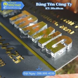 Tổng Hợp Mẫu Biển Công Ty Đẹp Mica Alu Sang Trọng Giá Tốt Nhất 2026 - Chuyên Gia Công Biển Tên Công Ty Mica Alu Chữ Nổi Cao Cấp