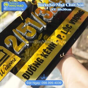 Làm Bảng Số Nhà Quận 10 Đẹp Hiện Đại Chất Liệu Bền Bỉ Giá Tốt Nhất 2026 - Thiết Kế Sang Trọng Hợp Phong Thủy