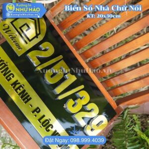 Làm Bảng Số Nhà Quận 10 Đẹp Hiện Đại Chất Liệu Bền Bỉ Giá Tốt Nhất 2026 - Thiết Kế Sang Trọng Hợp Phong Thủy