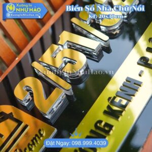 Làm Bảng Số Nhà Quận 10 Đẹp Hiện Đại Chất Liệu Bền Bỉ Giá Tốt Nhất 2026 - Thiết Kế Sang Trọng Hợp Phong Thủy