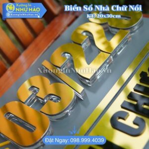 Báo Giá Làm Biển Số Nhà Quận Bình Thạnh Chất Liệu Alu Mica Bền Đẹp - Uy Tín Đa Dạng Mẫu Mã