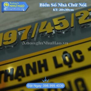 Làm Biển Số Nhà Thủ Đức Theo Yêu Cầu Đẹp Hiện Đại 2026 - Uy Tín Đa Dạng Mẫu Mã
