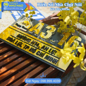 Làm Biển Số Nhà Ở Bình Dương Đa Dạng Mẫu Mã Chất Lượng Theo Yêu Cầu