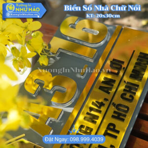 Làm Biển Số Nhà Ở Bình Dương Đa Dạng Mẫu Mã Chất Lượng Theo Yêu Cầu