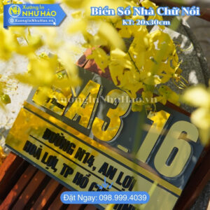Làm Biển Số Nhà Ở Bình Dương Đa Dạng Mẫu Mã Chất Lượng Theo Yêu Cầu