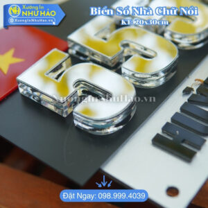 Làm Biển Số Nhà Cần Thơ Đẹp Chất Lượng Cao Theo Yêu Cầu - Sang Trọng, Bền Đẹp Vượt Thời Gian