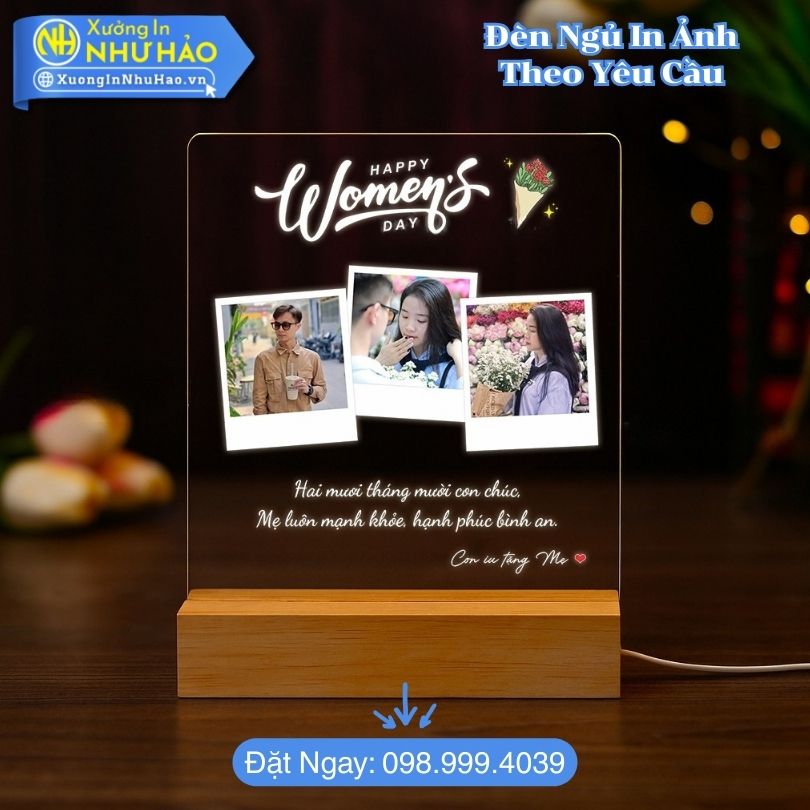 Den Ngu In Anh Theo Yeu Cau Đèn Ngủ In Ảnh 3D - Quà Tặng 3D Độc Đáo Với Công Nghệ Khắc Laser Hiện Đại