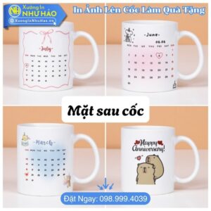 In Ảnh Lên Cốc Làm Quà Tặng Theo Yêu Cầu - Thiết Kế Độc Đáo Tại Xưởng In Như Hảo