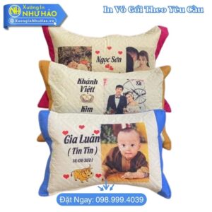 Xưởng In Vỏ Gối - Áo Gối Theo Yêu Cầu Đẹp Bền Màu Giá Rẻ Tại Xưởng