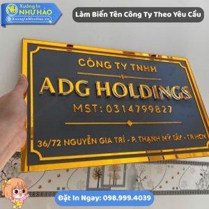 Tổng Hợp Mẫu Biển Công Ty Đẹp Mica Alu Sang Trọng Giá Tốt 2026 - Chuyên Gia Công Biển Tên Công Ty Mica Alu Chữ Nổi Cao Cấp