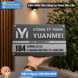 Tổng Hợp Mẫu Biển Công Ty Đẹp Mica Alu Sang Trọng Giá Tốt 2026 - Chuyên Gia Công Biển Tên Công Ty Mica Alu Chữ Nổi Cao Cấp