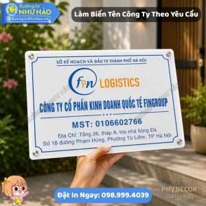 Tổng Hợp Mẫu Biển Công Ty Đẹp Mica Alu Sang Trọng Giá Tốt 2026 - Chuyên Gia Công Biển Tên Công Ty Mica Alu Chữ Nổi Cao Cấp