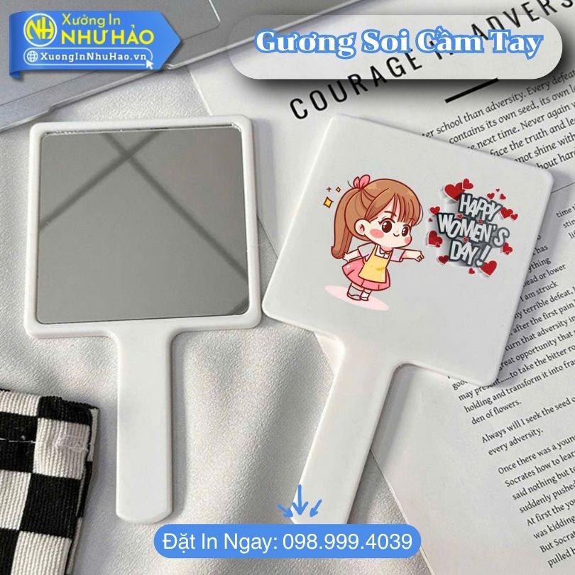 Guong Soi Cam Tay 7 Gương Soi Cầm Tay In Hình Theo Yêu Cầu Sắc Nét Tinh Tế Tại Xưởng In Như Hảo