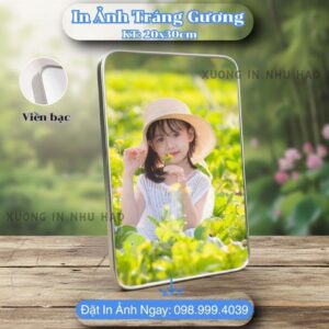 In Ảnh Tráng Gương Để Bàn