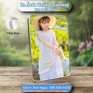 In Ảnh Tráng Gương Để Bàn