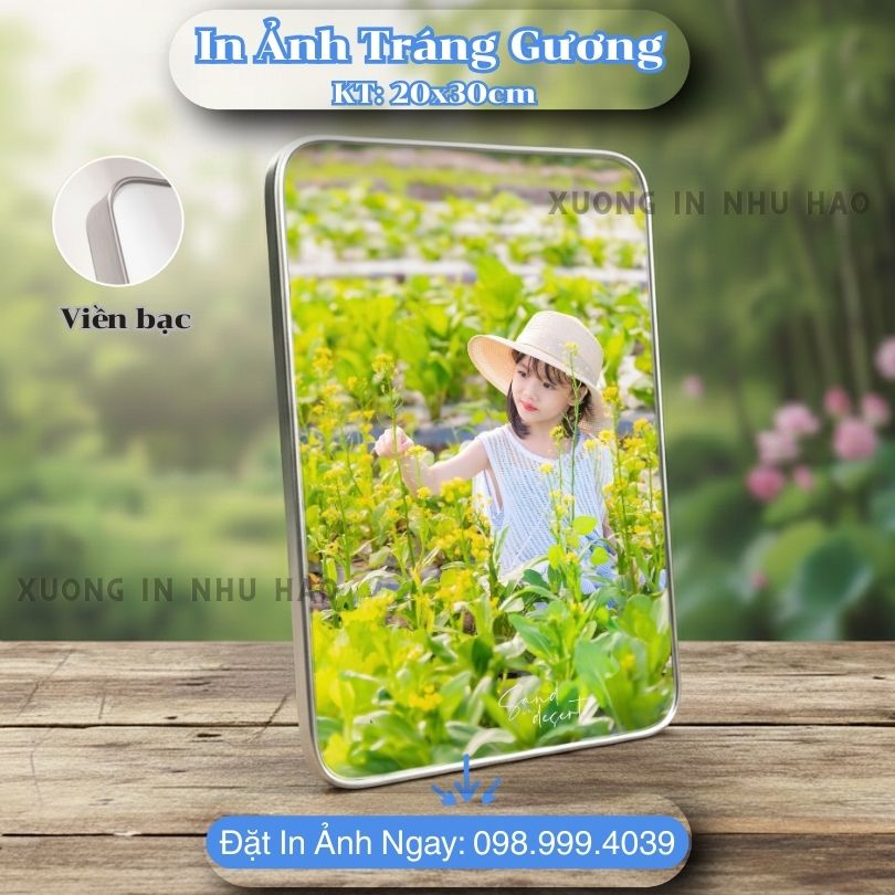 In ảnh tráng gương (24) In Ảnh Tráng Gương Để Bàn