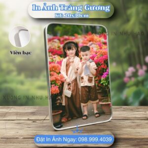 In Ảnh Tráng Gương Để Bàn