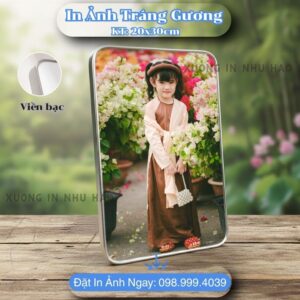In Ảnh Tráng Gương Để Bàn