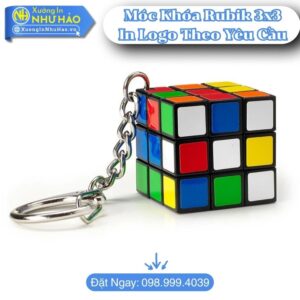 Đặt Làm Móc Khóa Rubik 3x3 In Logo Theo Yêu Cầu Chất Lượng Cao Giá Tốt