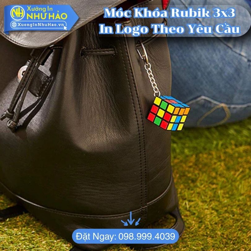 Moc Khoa Rubik 3×3 In Logo Theo Yeu Cau 5 Đặt Làm Móc Khóa Rubik 3x3 In Logo Theo Yêu Cầu Chất Lượng Cao Giá Tốt