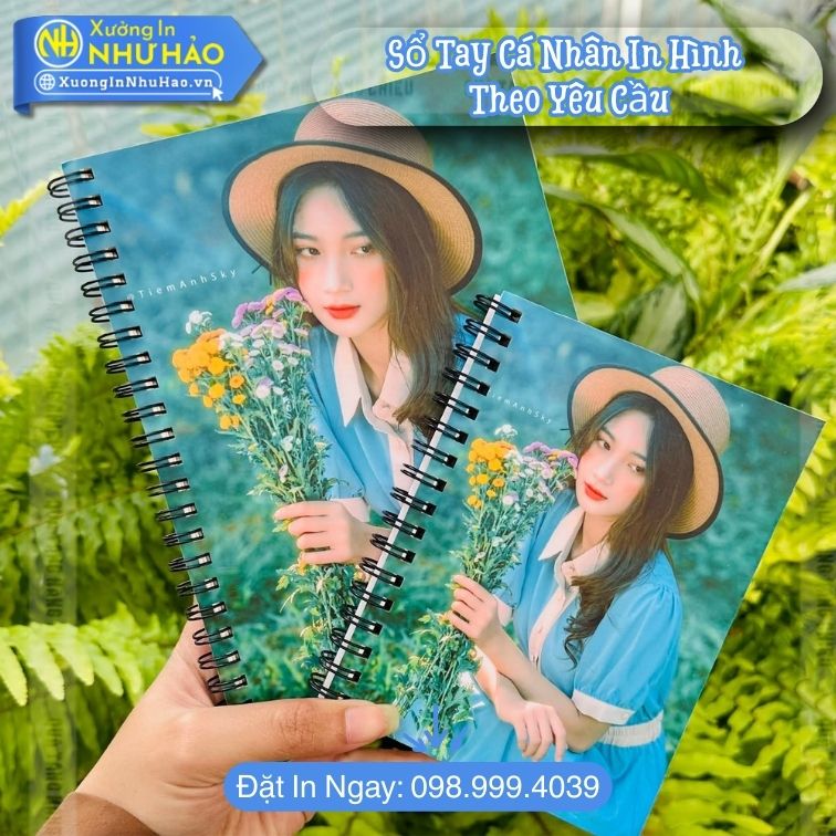 So Tay Ca Nhan In Hinh Theo Yeu Cau 3 Làm Sổ Tay Cá Nhân In Hình Theo Yêu Cầu - Sổ Tay Lò Xo Cute A5, In Sổ Lò Xo Quà Tặng Kỷ Niệm Độc Đáo