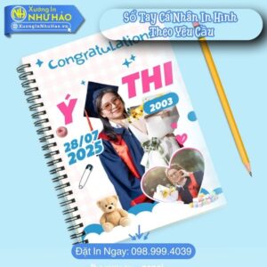 Làm Sổ Tay Cá Nhân In Hình Theo Yêu Cầu - Sổ Tay Lò Xo Cute A5, In Sổ Lò Xo Quà Tặng Kỷ Niệm Độc Đáo