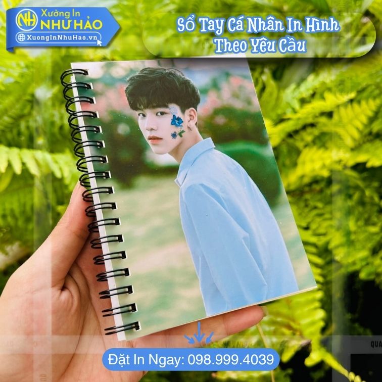 So Tay Ca Nhan In Hinh Theo Yeu Cau 4 Làm Sổ Tay Cá Nhân In Hình Theo Yêu Cầu - Sổ Tay Lò Xo Cute A5, In Sổ Lò Xo Quà Tặng Kỷ Niệm Độc Đáo