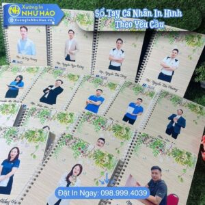 Làm Sổ Tay Cá Nhân In Hình Theo Yêu Cầu - Sổ Tay Lò Xo Cute A5, In Sổ Lò Xo Quà Tặng Kỷ Niệm Độc Đáo