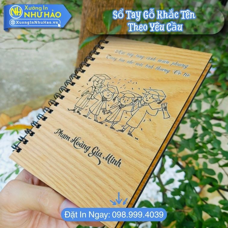 So Tay Go Khac Ten Theo Yeu Cau 6 Đặt Làm Sổ Tay Gỗ Khắc Tên Theo Yêu Cầu -Sổ Lò Xo Bìa Cứng Cá Nhân Hóa, Sổ Tay Lò Xo A5 Quà Tặng Ý Nghĩa
