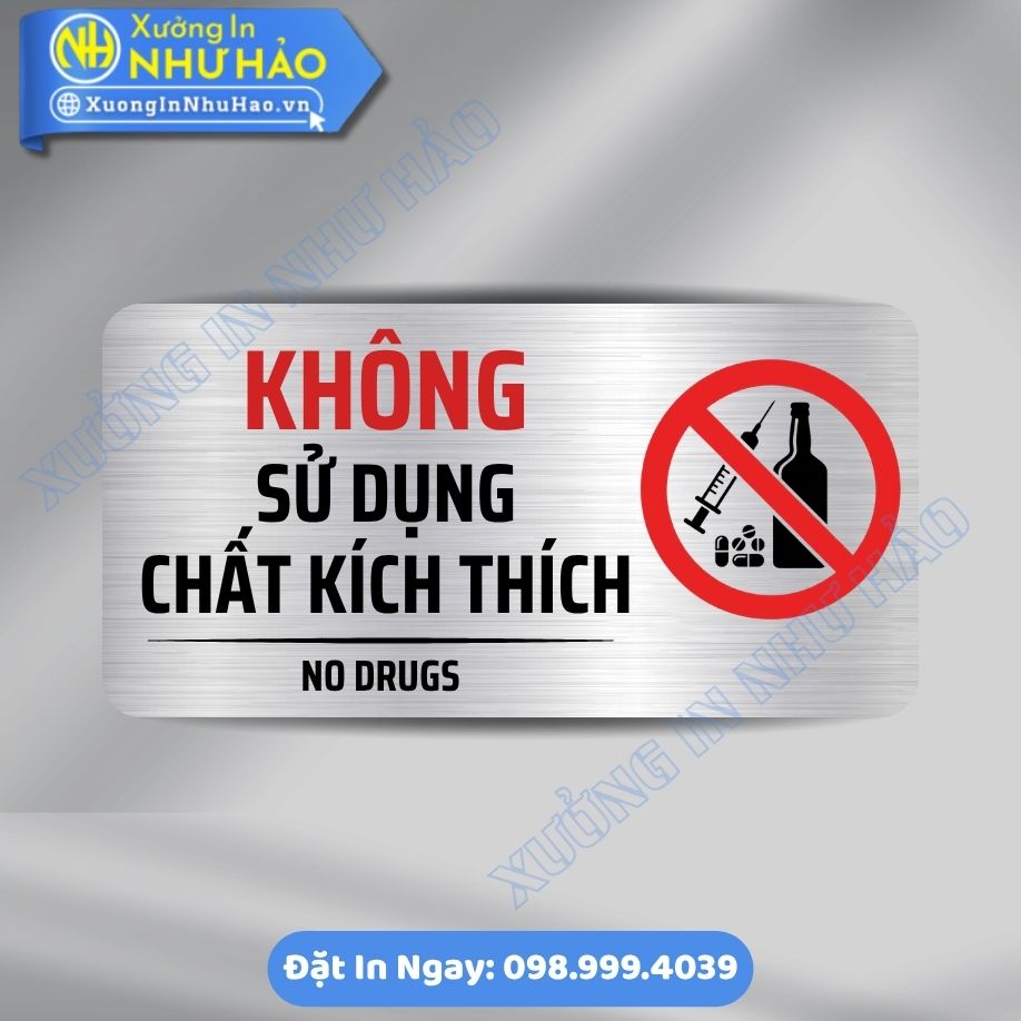 Bien Bao Cam Su Dung Chat Kich Thich 1 Biển Báo Cấm Sử Dụng Chất Kích Thích Dùng Trong Các Cơ Quan, Văn Phòng, Nhà Xưởng Hoặc Địa Điểm Kinh Doanh