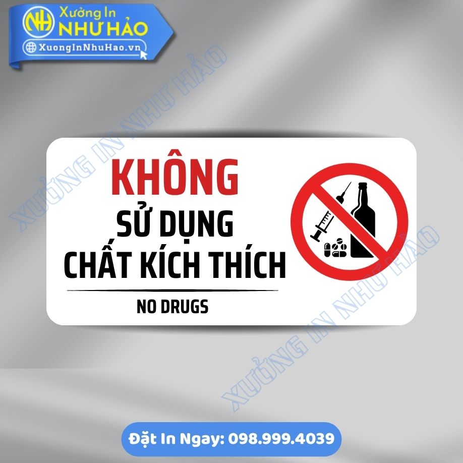Bien Bao Cam Su Dung Chat Kich Thich 3 Biển Báo Cấm Sử Dụng Chất Kích Thích Dùng Trong Các Cơ Quan, Văn Phòng, Nhà Xưởng Hoặc Địa Điểm Kinh Doanh