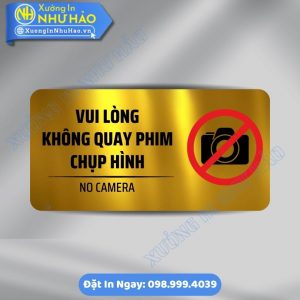 Bien Bao Vui Long Khong Quay Phim Chup Hinh 2