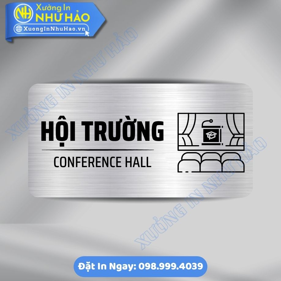 Bien Chi Dan Khu Vuc Hoi Truong 1 Biển Chỉ Dẫn Khu Vực Hội Trường Chất Liệu ALu Mica Theo Yêu Cầu - Biển Phòng Ban Cao Cấp Cho Cơ Quan, Doanh Nghiệp