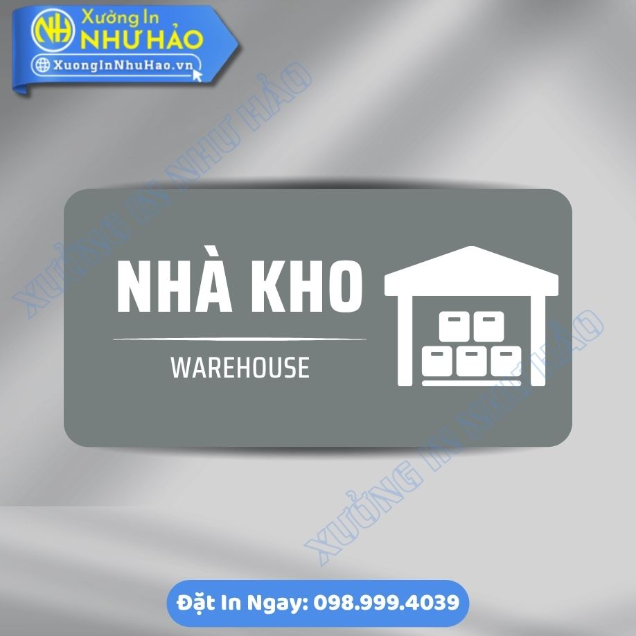 Bien Chi Dan Khu Vuc Nha Kho 7 Biển Chỉ Dẫn Khu Vực Nhà Kho - Biển Phòng Ban Chất Liệu Alu Mica Kích Thước Theo Yêu Cầu - Đẹp, Bền, Hiện Đại