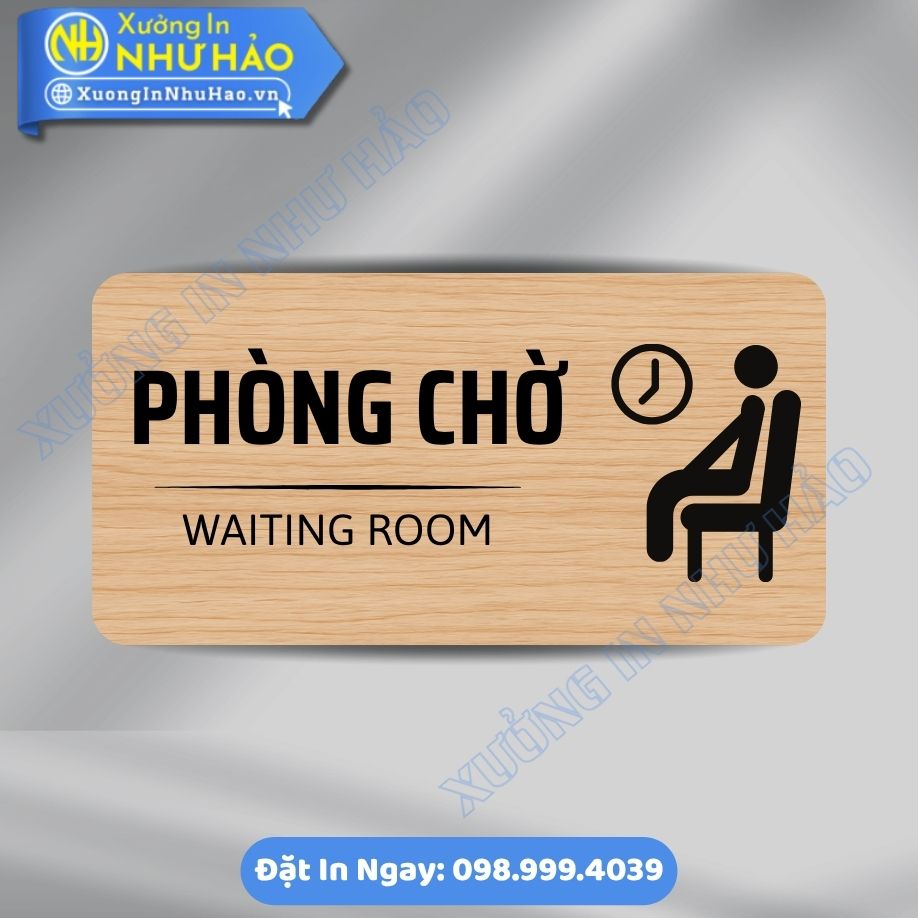 Bien Chi Dan Khu Vuc Phong Cho 4 Biển Chỉ Dẫn Khu Vực Phòng Chờ Chất Liệu ALu Mica Cao Cấp Theo Yêu Cầu – Phù Hợp Công Ty, Bệnh Viện, Khách Sạn