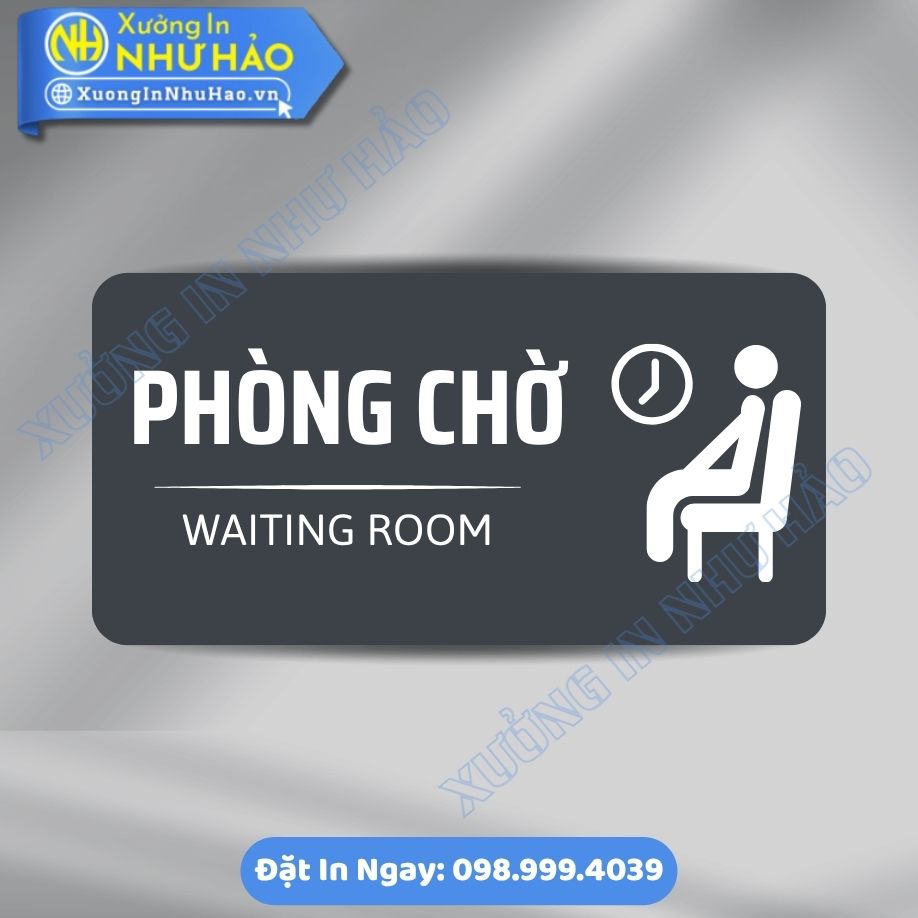 Bien Chi Dan Khu Vuc Phong Cho 7 Biển Chỉ Dẫn Khu Vực Phòng Chờ Chất Liệu ALu Mica Cao Cấp Theo Yêu Cầu – Phù Hợp Công Ty, Bệnh Viện, Khách Sạn