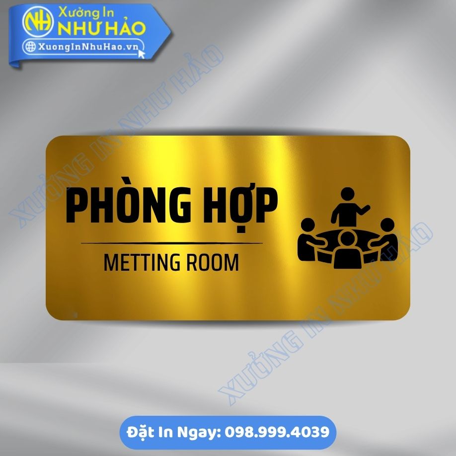 Bien Chi Dan Khu Vuc Phong Hop 2 Biển Chỉ Dẫn Khu Vực Phòng Hợp ALu Mica Theo Yêu Cầu - Thiết Kế Sang Trọng, Chuyên Nghiệp