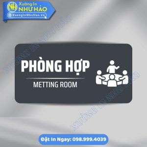Biển Chỉ Dẫn Khu Vực Phòng Hợp ALu Mica Theo Yêu Cầu - Thiết Kế Sang Trọng, Chuyên Nghiệp
