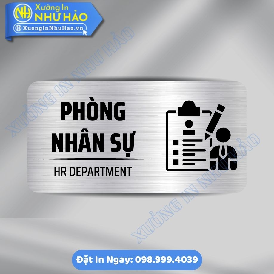 Bien Chi Dan Khu Vuc Phong Nhan Su 1 Biển Chỉ Dẫn Khu Vực Phòng Nhân Sự Alu Mica Cao Cấp, Giải Pháp Nhận Diện Văn Phòng Hiệu Quả